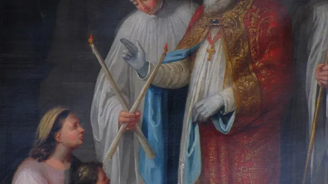 Blasius Segen (Foto: VRalph Hammann - Wikimedia) Blasius Segen (Foto: VRalph Hammann - Wikimedia)