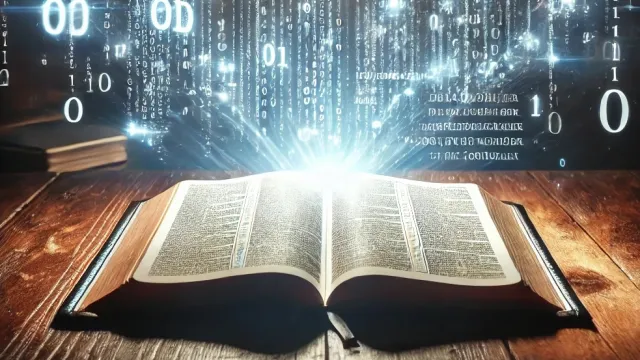 Bibel_KI (Foto: Mit KI erstellt) Bibel_KI (Foto: Mit KI erstellt)